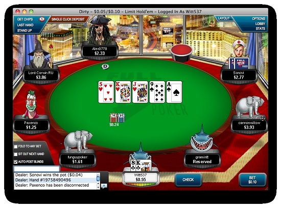 Full Tilt Poker Table