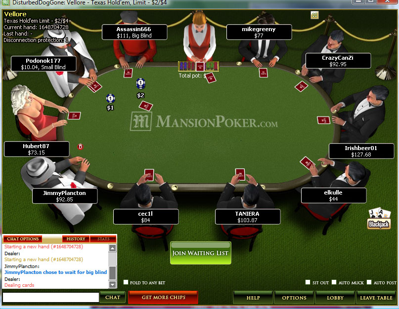 Mansion Poker Table