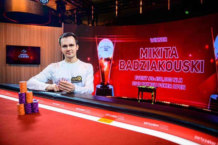 Mikita Badziakouski - British Poker Open