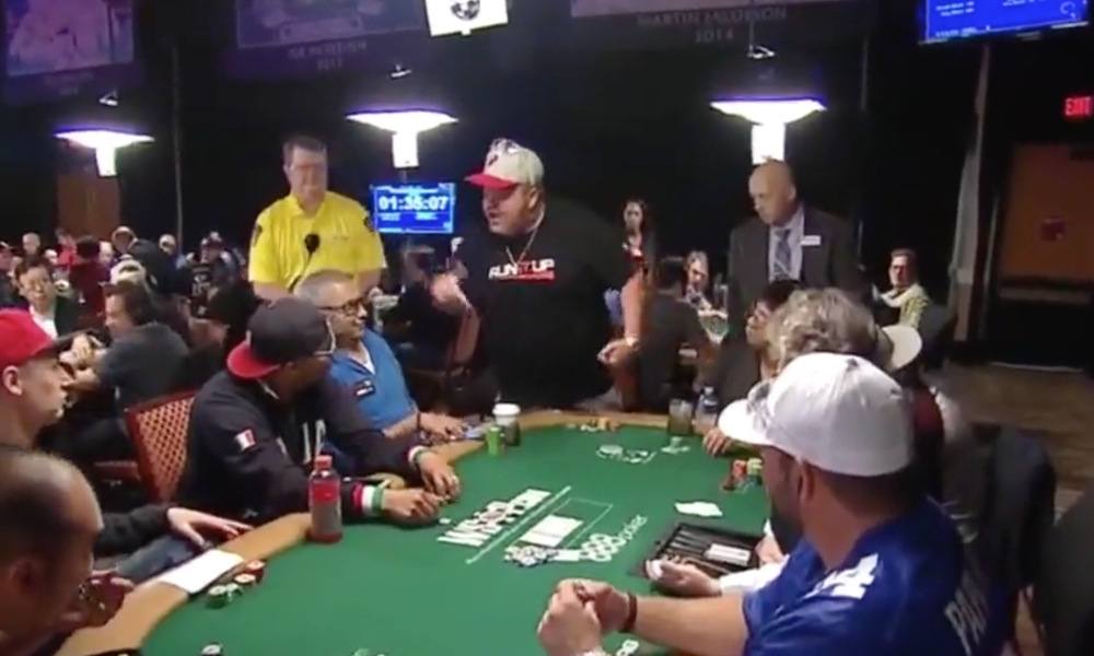 Poker Players Yelling