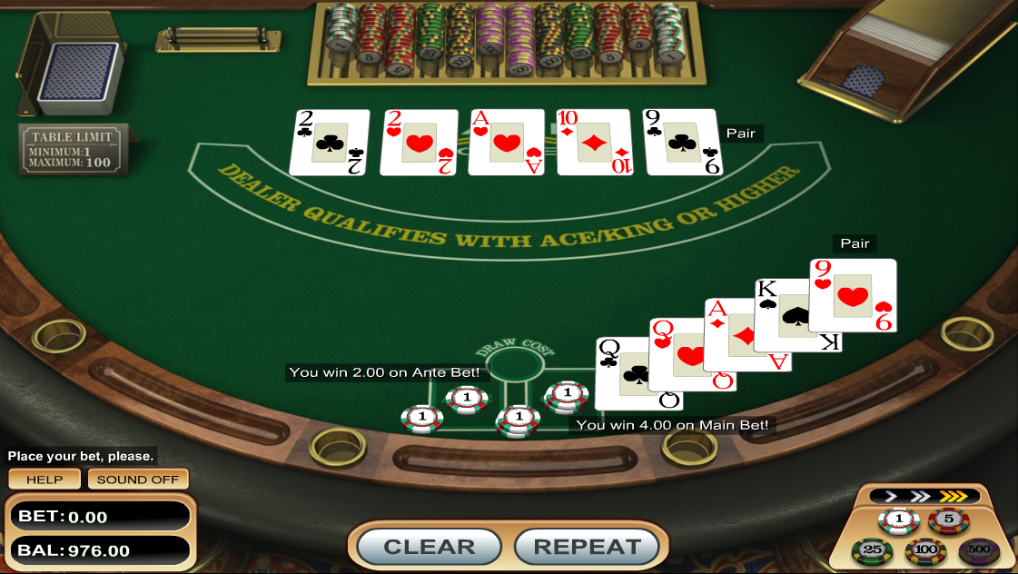 Игра покер 5