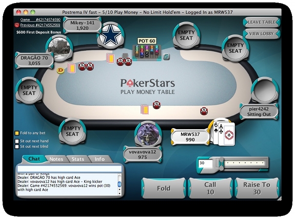 PokerStars Table